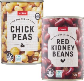 Coles+Beans+420g