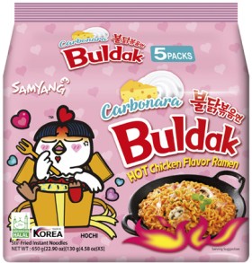 Samyang+Buldak+Ramen+Noodles+5+Pack+650g-700g