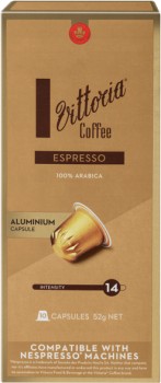 Vittoria+Nespresso+Compatible+Coffee+Capsules+10+Pack