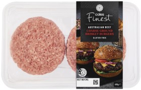 Coles+Finest+Beef+Brisket+Burgers+600g