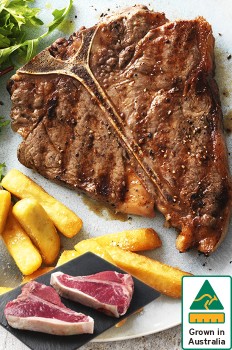 Australian-Beef-Tbone-Steak on sale