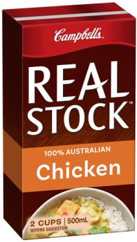 Campbells-Real-Stock-500mL-Selected-Varieties on sale