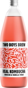 Two+Boys+Brew+Kombucha+750mL+Selected+Varieties