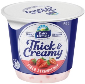 Dairy-Farmers-Thick-Creamy-Yoghurt-140150g-Selected-Varieties on sale