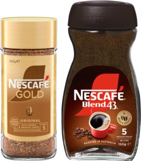 Nescaf-Gold-90-100g-or-Blend-43-140-150g-Instant-Coffee-Selected-Varieties on sale