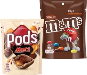 MMs-130180g-Pods-160g-or-Maltesers-120140g-Share-Pack-Selected-Varieties on sale