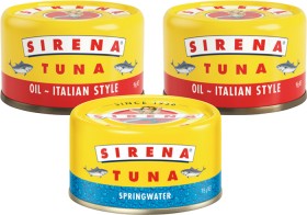 Sirena+Tuna+95g+Selected+Varieties