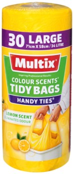 Multix+Colour+Scents+Handy+Ties+Tidy+Bags+Large+30+Pack+Selected+Varieties