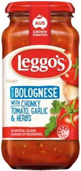 Leggo%26rsquo%3Bs+Pasta+Sauce+490%E2%80%91500g+Selected+Varieties