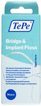 10%25+off+NEW+Tepe+Tepe+Bridge+%26amp%3B+Implant+Floss+Pk+30
