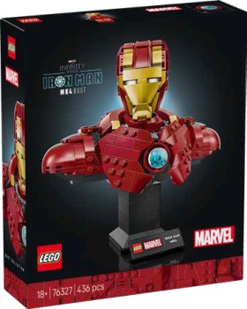 NEW+LEGO+Marvel+Iron+Man+MK4+Bust+76327