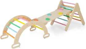 Costway-Wooden-Climb-Playset on sale