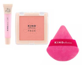 Kind-Precision-Powder-Puff-Blush-Bronzer-Breezy-or-Lip-Gloss on sale
