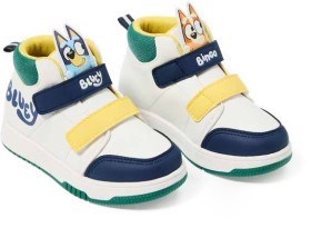 NEW-Bluey-Kids-High-Top-Casual-Shoes-White on sale