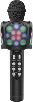 NEW+Techxtras+Wireless+Karaoke+Microphone+-+Black