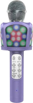 NEW+Techxtras+Wireless+Karaoke+Microphone+-+Purple