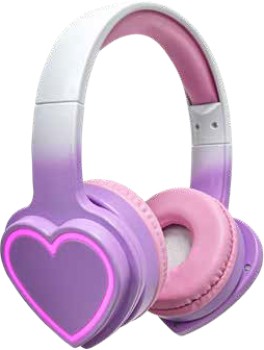 NEW+Techxtras+Wireless+Heart+Headphones