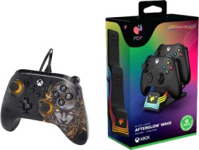 Xbox-Power-A-Wired-Controller-or-PDP-Wave-Afterglow-Twin-Controller-Charger on sale