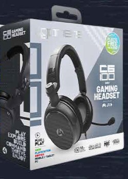 4Gamers-C6-100-Strike-Gaming-Headset-Grey on sale