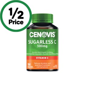 Cenovis+Sugarless+C+500mg+Chewable+Tablets+Pk+160%7E
