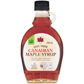 Woolworths+100%25+Canadian+Maple+Syrup+250ml