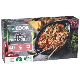 Woolworths+COOK+Slow+Cooked+Mild+Mexican+Pork+Shoulder+650g