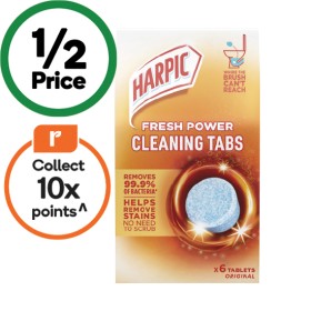 Harpic+Fresh+Power+Toilet+Cleaning+Tabs+Pk+6