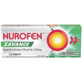 Nurofen+Zavance+Tablets+256mg+Pk+12%7E