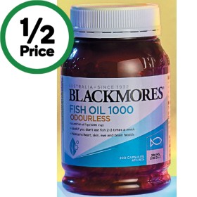Blackmores+Odourless+Fish+Oil+1000mg+Capsules+Pk+200%7E