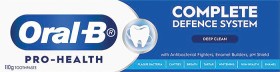 Oral-B-Toothpaste-Pro-Health-Complete-Defence-System-Deep-Clean-110g on sale