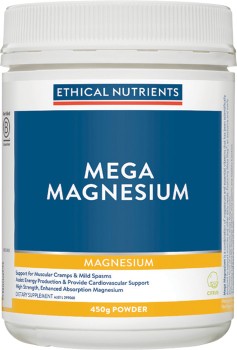 Ethical-Nutrients-Mega-Magnesium-Powder-450g-Citrus on sale