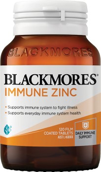 Blackmores-Immune-Zinc-120-Tablets on sale