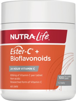 Nutra-Life-Ester-C-Bioflavonoids-100-Tablets on sale