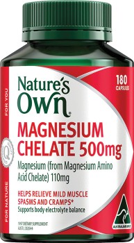 Nature%26rsquo%3Bs+Own+Magnesium+Chelate+500mg+180+Capsules