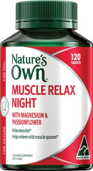 Natures-Own-Muscle-Relax-Night-120-Tablets on sale