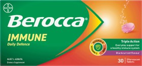 Berocca+Immune+Daily+Defence+Blackcurrant+Flavour+30+Tablets%2A