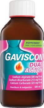 Gaviscon-Dual-Action-Liquid-Peppermint-500mL on sale