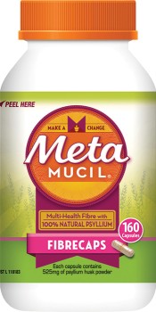 Metamucil-Fibrecaps-160-Capsules on sale