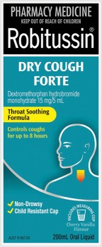 Robitussin-Dry-Cough-Forte-200mL on sale