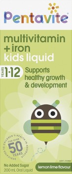 Pentavite+Multivitamin+%26amp%3B+Iron+Kids+Lemon+Lime+Liquid+200mL%2A
