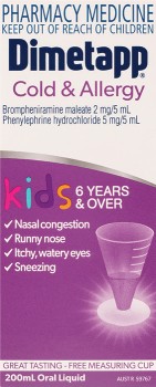 Dimetapp-Cold-Allergy-For-Kids-200mL on sale