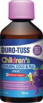 Duro-Tuss-Childrens-Cold-Flu-Liquid-200mL on sale
