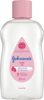 Johnsons-Baby-Oil-200mL on sale