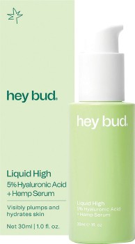 Hey-Bud-Liquid-High-Hyaluronic-Acid-Hemp-Serum-30mL on sale