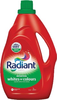 Radiant-Brightens-Whites-or-Colours-Laundry-Liquid-2L on sale
