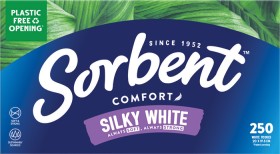 Sorbent-Silky-White-Tissues-250-Pack on sale