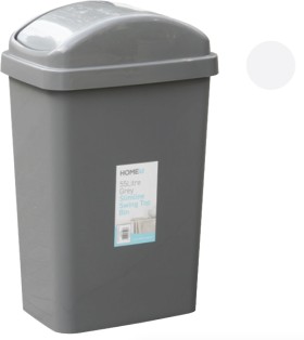 55-Litre-Slimline-Bin-Grey-or-White on sale