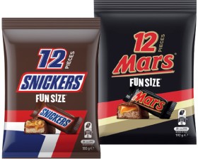 Mars-Snickers-or-MMs-Fun-Size-Pack-132192g-Selected-Varieties on sale