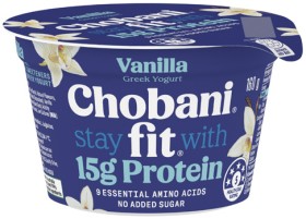 Chobani+Fit+Protein+Greek+Yogurt+Pot+160g+Selected+Varieties