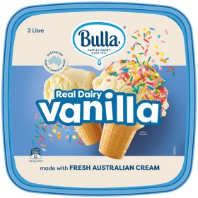 Bulla+Real+Dairy+Ice+Cream+2+Litre+Selected+Varieties